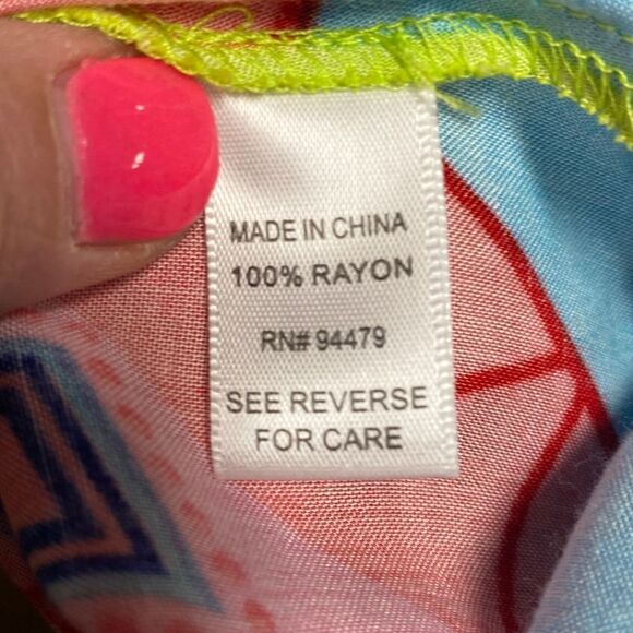 Magic Lime Multi Long Maxi Skirt Size Medium - Picture 5 of 5